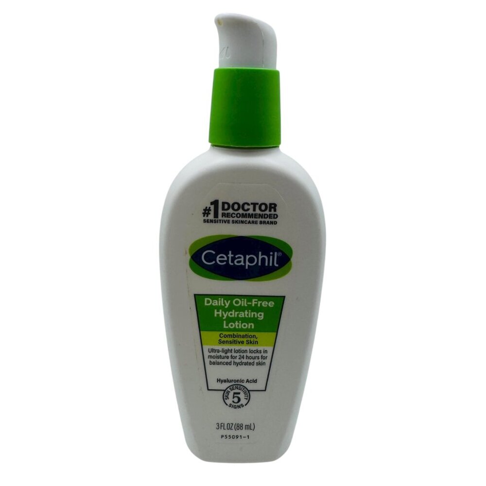 Cetaphil Daily Oil-Free Hydrating Lotion 3 Fl Oz For Sensitive Skin (no box)